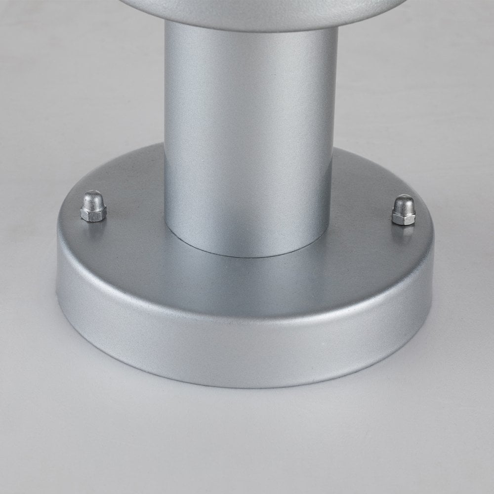 Elstead Klampenborg Single Pedestal with PIR - Silver