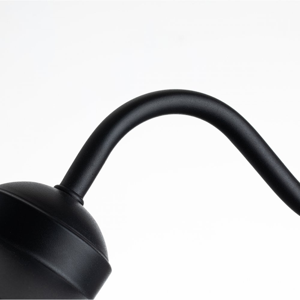 Elstead Klampenborg Single Wall Lantern with PIR - Black