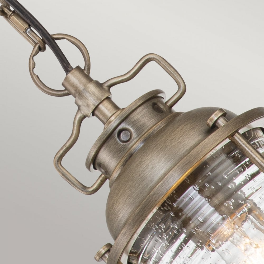 Kichler Ashland Bay Single Small Chain Lantern - Burnished Bronze