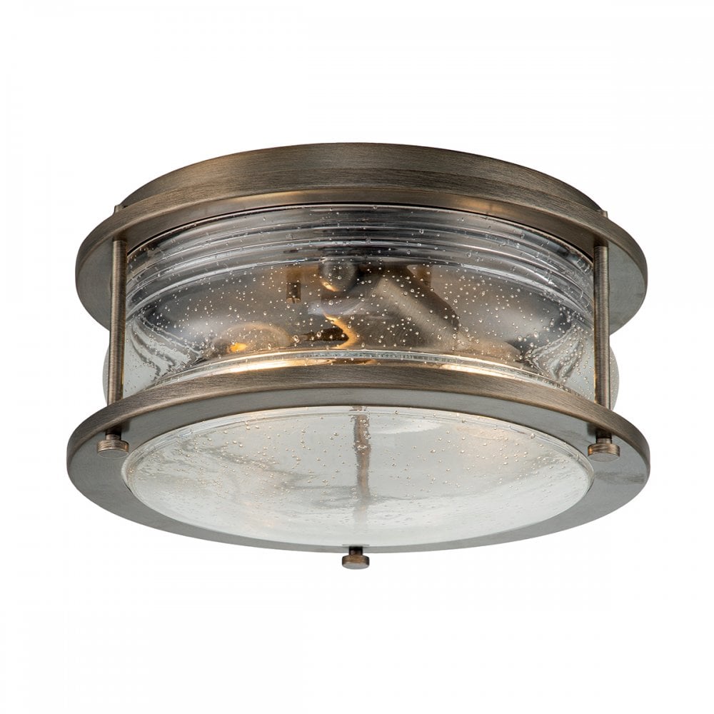 Kichler Ashland Bay 2 Light Outdoor Flush Fitting - Burnished Bronze