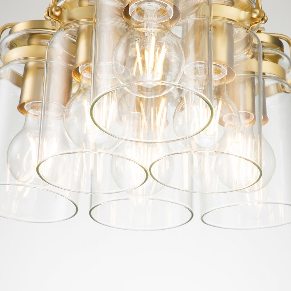 Kichler Brinley 6 Light Pendant - Brushed Brass