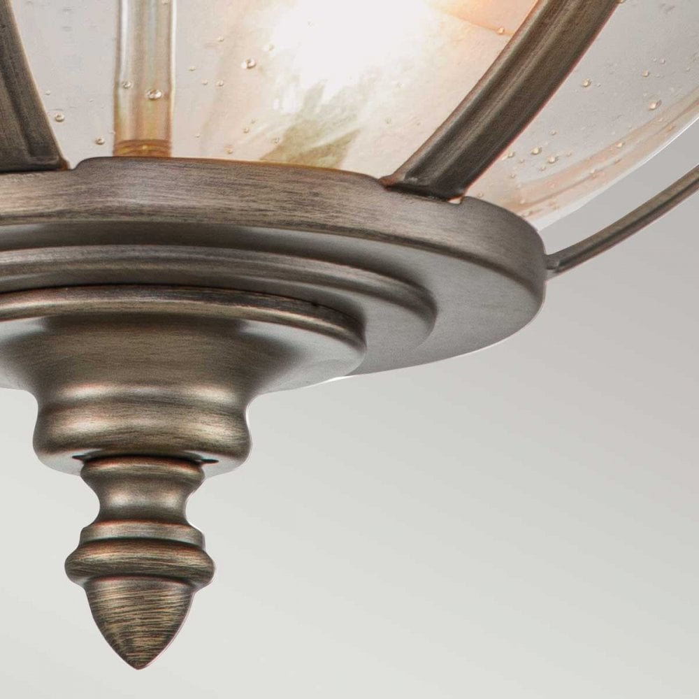 Kichler Halleron 3 Light Flush Fitting - Burnished Bronze