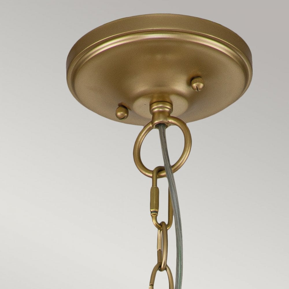 Kichler Larkin 3 Light Medium Pendant - Painted Natural Brass