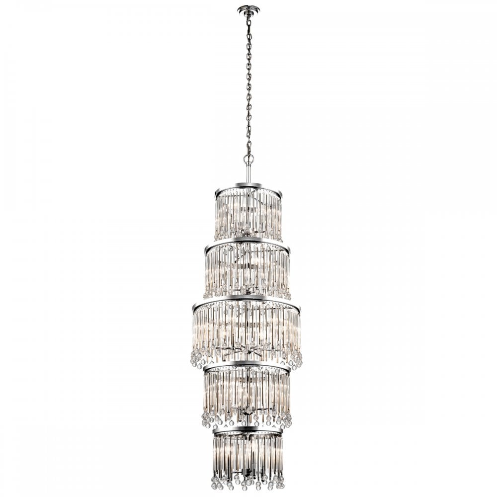 Kichler Piper 18 Light Chandelier / Pendant - Polished Chrome