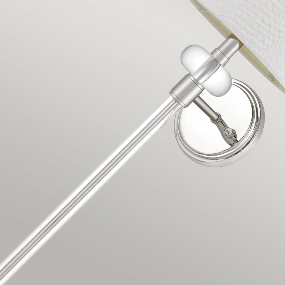 Quoizel Barbour Single Wall Light - Polished Nickel