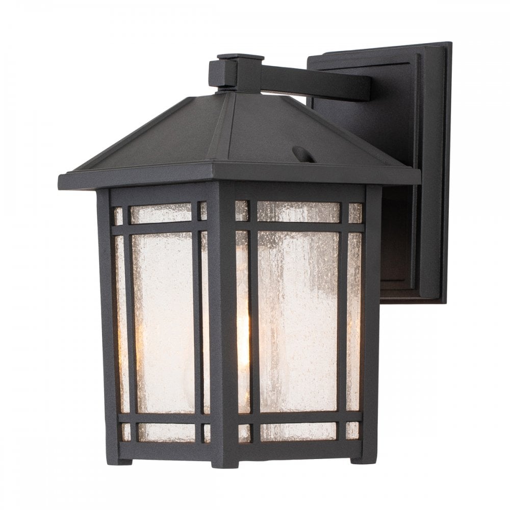 Quoizel Cedar Point Single Small Wall Lantern - Black