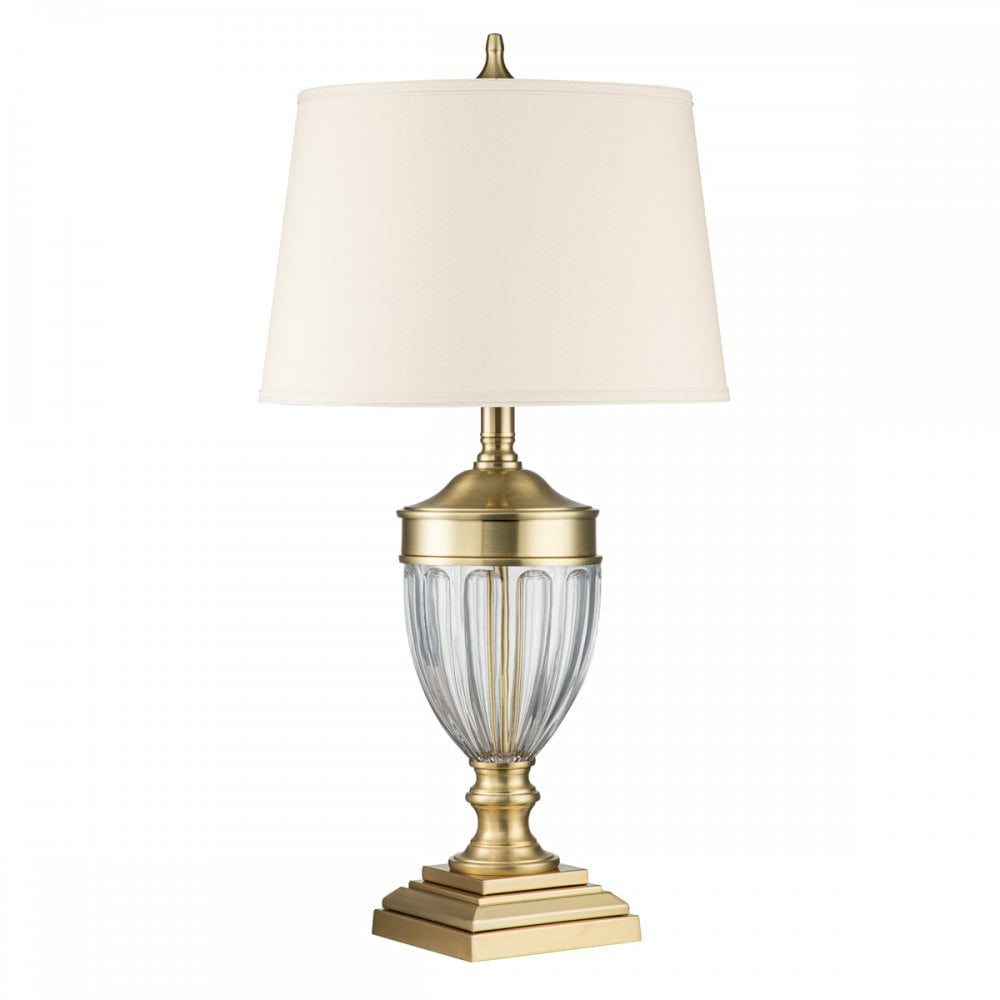 Quoizel Dennison Single Table Lamp - Brushed Brass