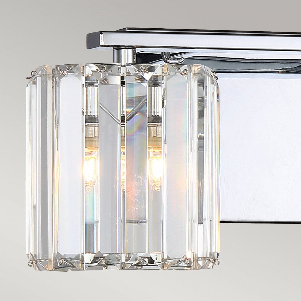 Quoizel Divine 2 Light Bathroom Wall Light - Polished Chrome