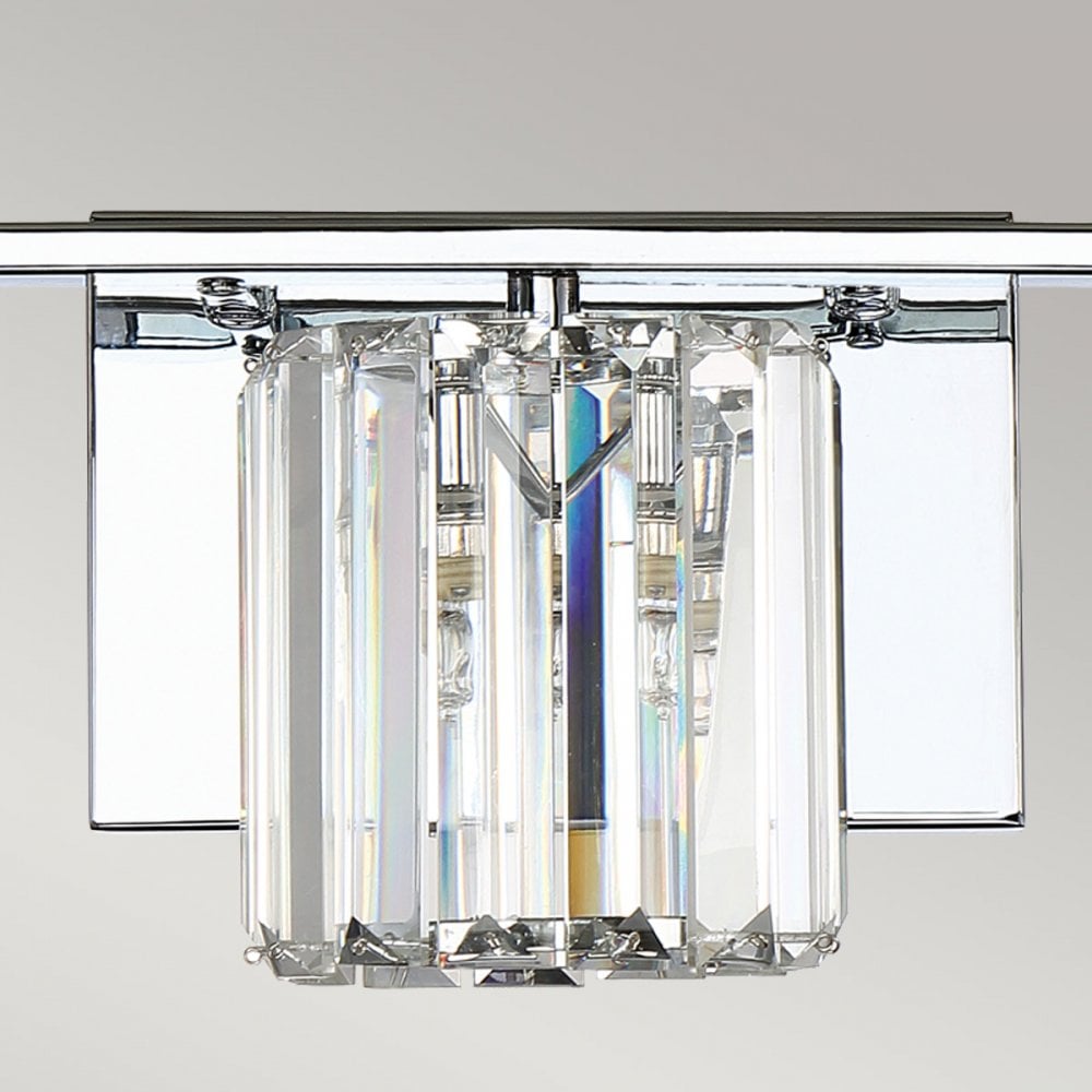 Quoizel Divine 3 Light Bathroom Wall Light - Polished Chrome