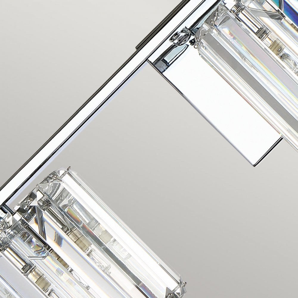 Quoizel Divine 3 Light Bathroom Wall Light - Polished Chrome