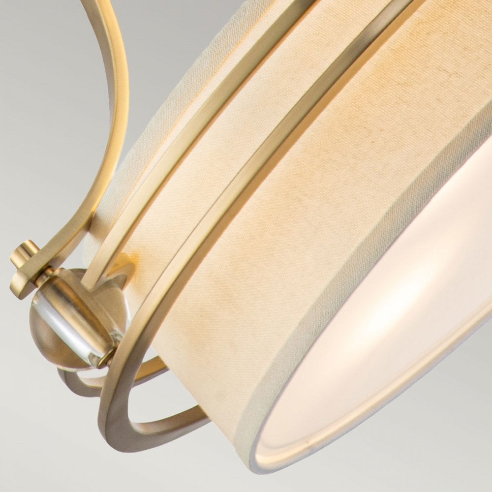 Quoizel Uptown Gotham 4 Light Pendant - Brushed Brass