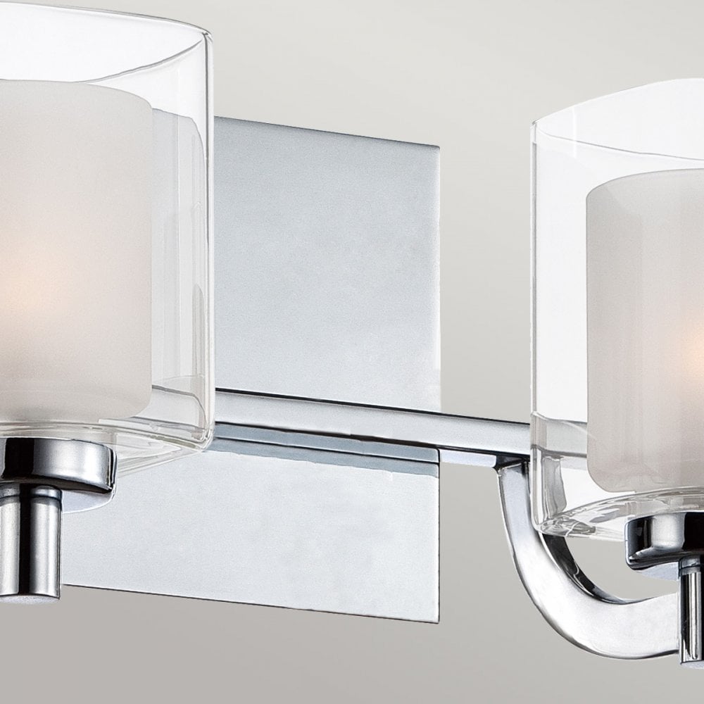 Quoizel Kolt 2 Light Bathroom Wall Light - Polished Chrome