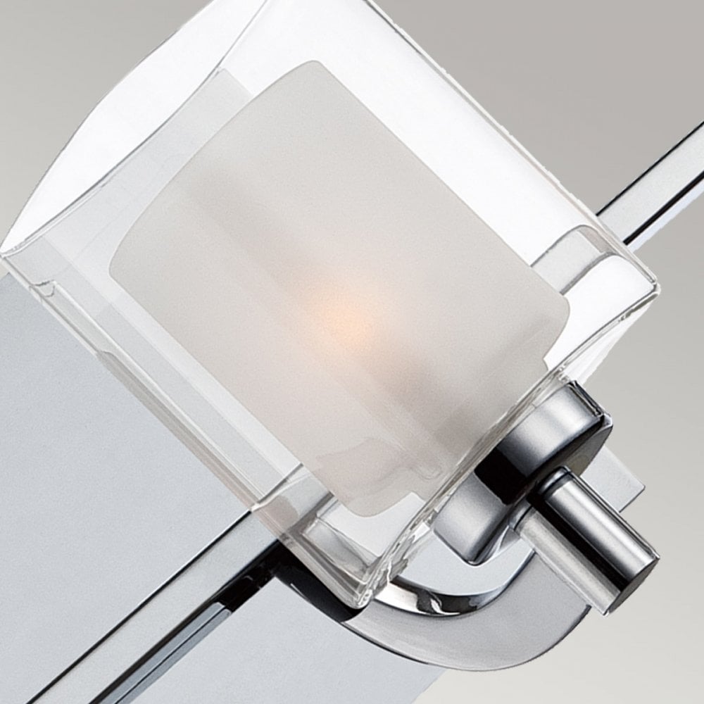 Quoizel Kolt 3 Light Bathroom Semi-Flush Fitting - Polished Chrome