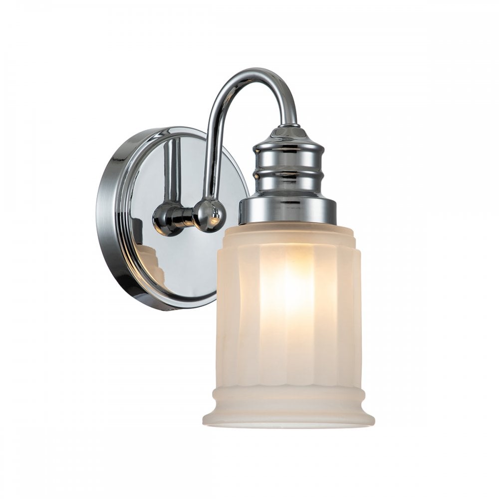 Quoizel Swell Single Bathroom Wall Light - Polished Chrome
