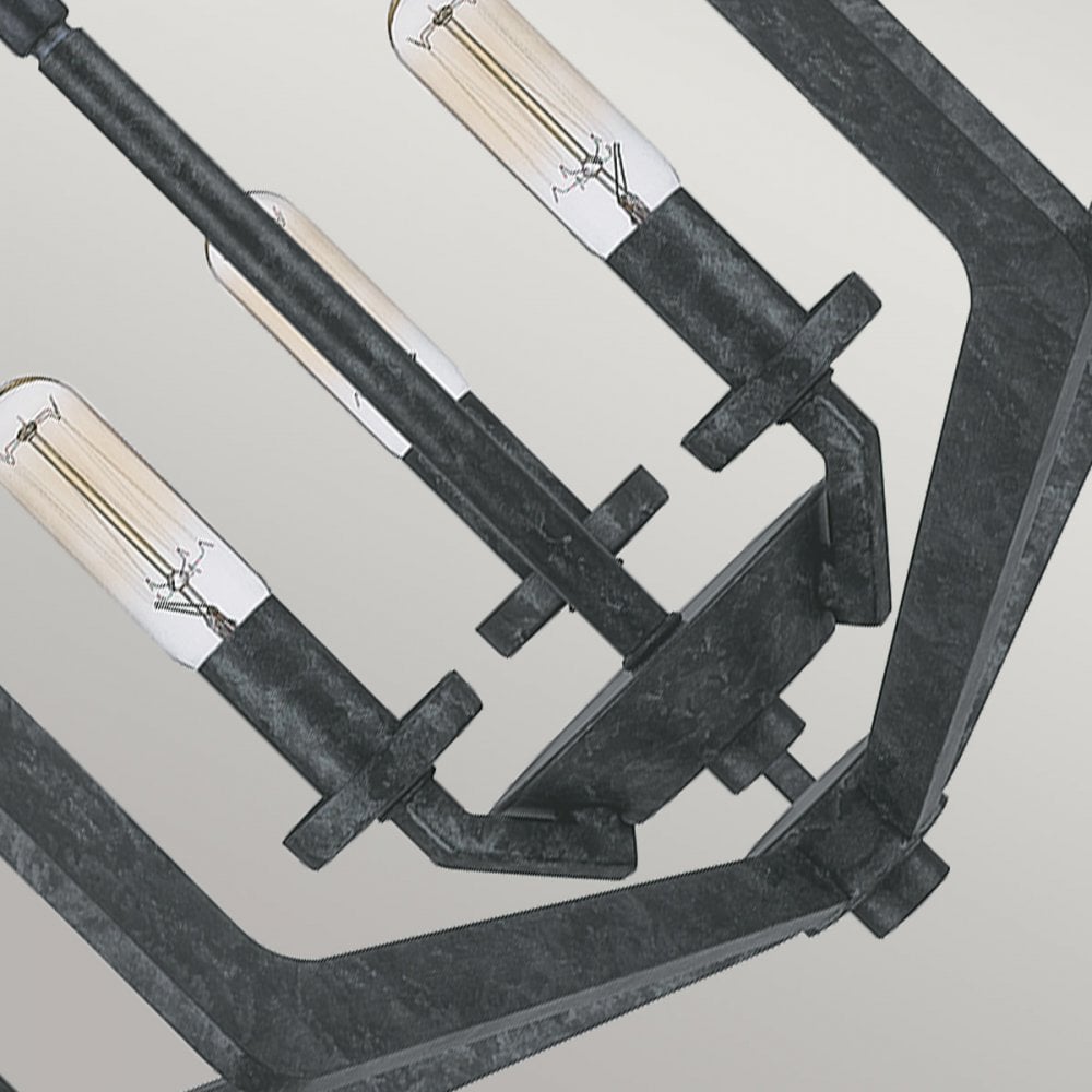 Quoizel Vanguard 3 Light Pendant - Old Black