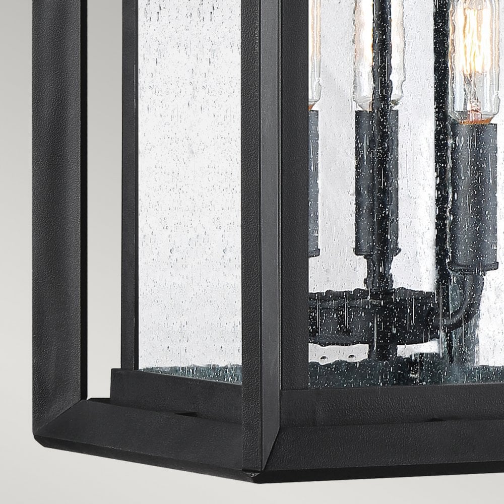 Quoizel Wakefield 3 Light Large Wall Lantern - Earth Black