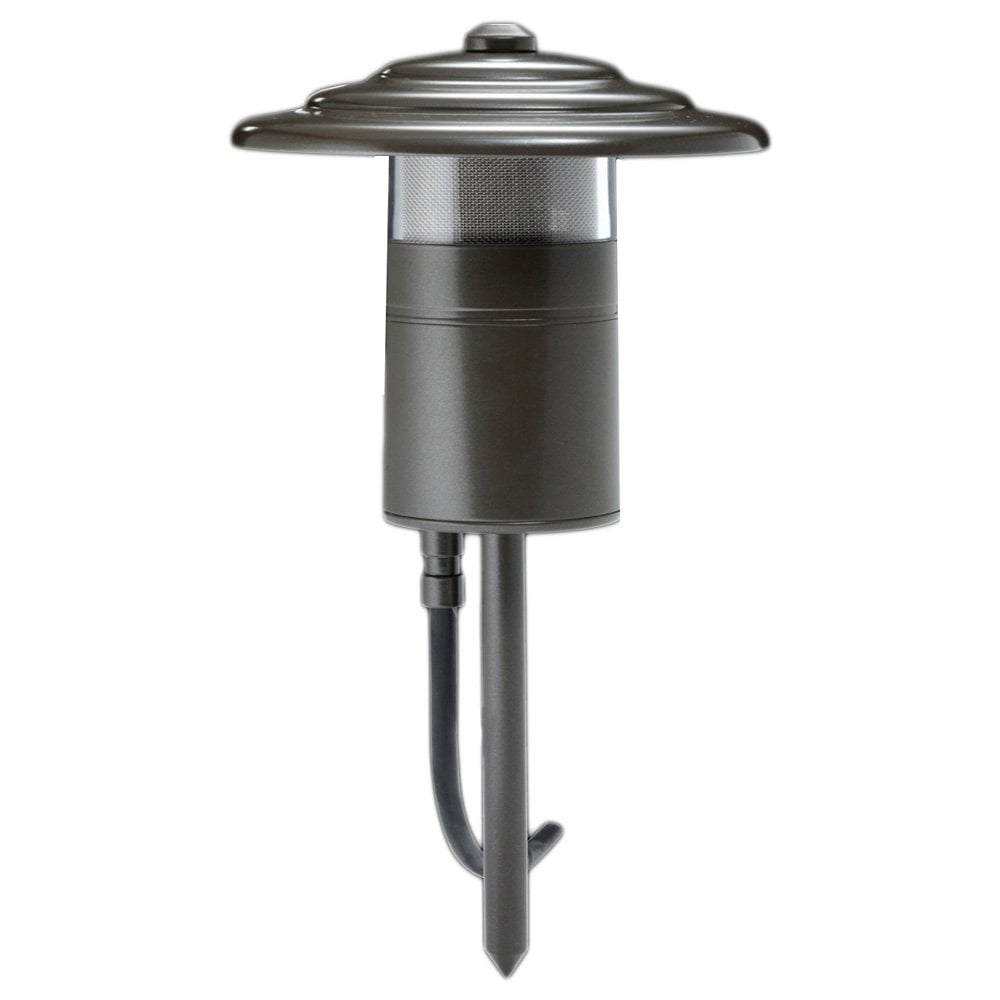 Hunza Pure LED Fern Light with Contoured Hood - Powder Coat - Low Voltage