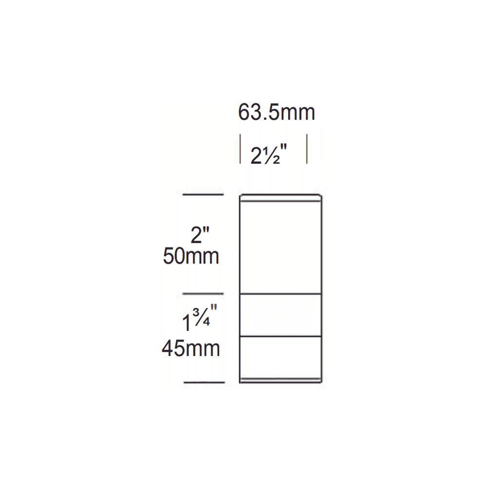 Hunza Pure LED Mini Bollard - Copper - Low Voltage