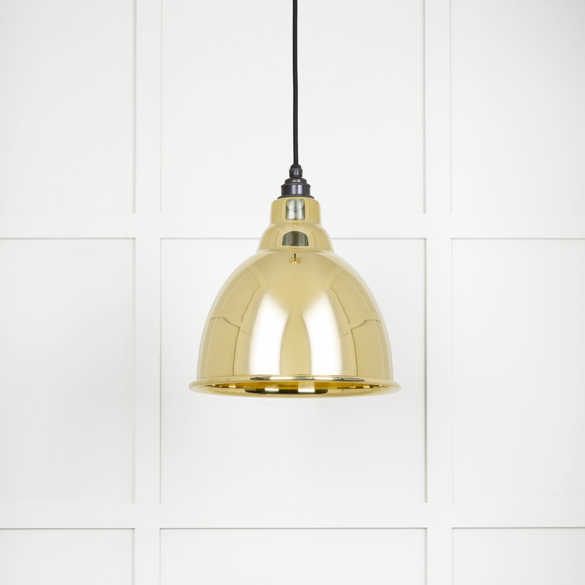 From The Anvil Smooth Brass Brindley Pendant