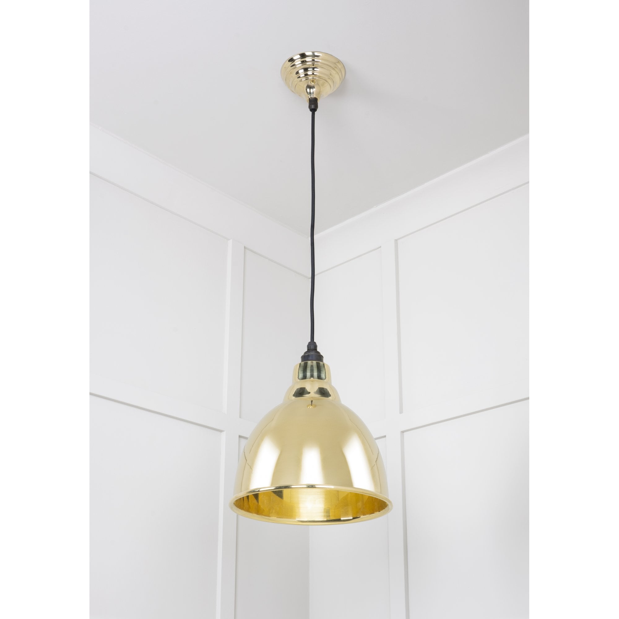 From The Anvil Smooth Brass Brindley Pendant
