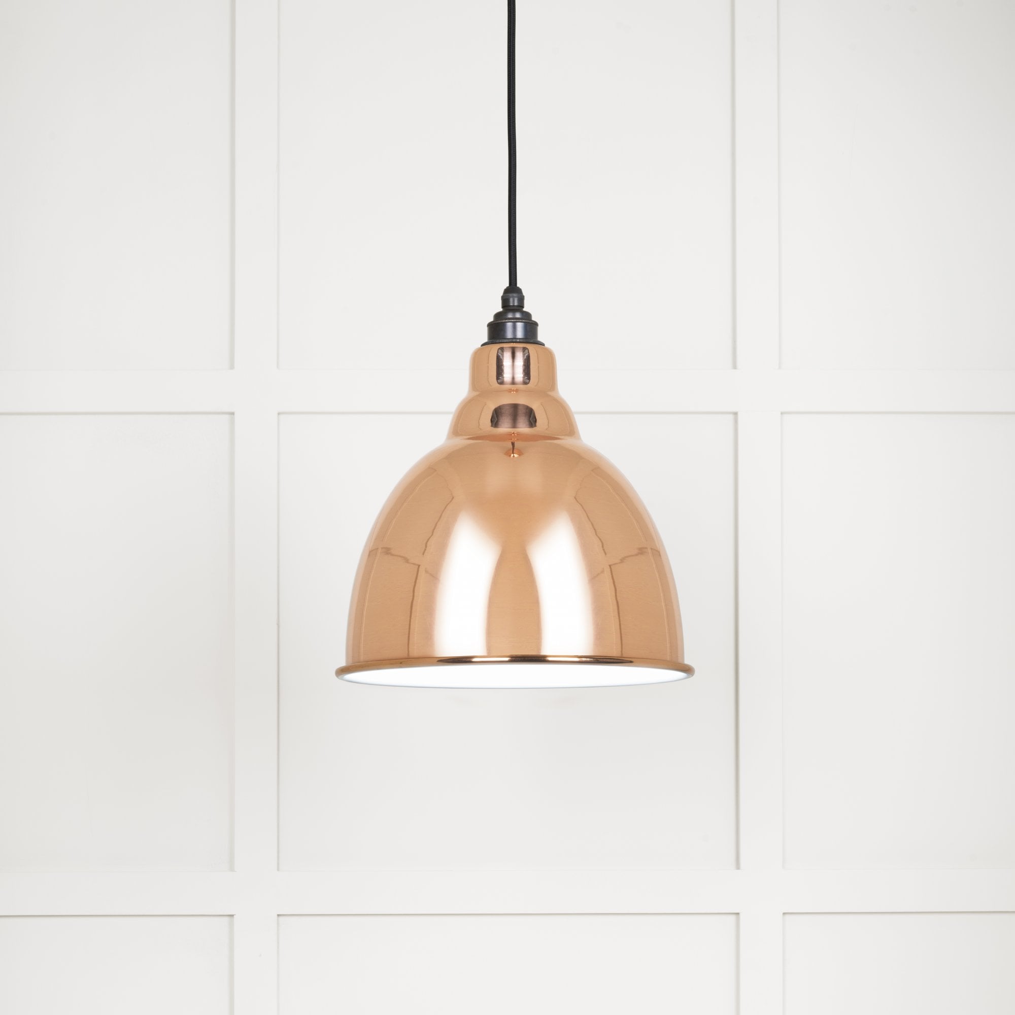 From The Anvil White Gloss Brindley Pendant - Copper