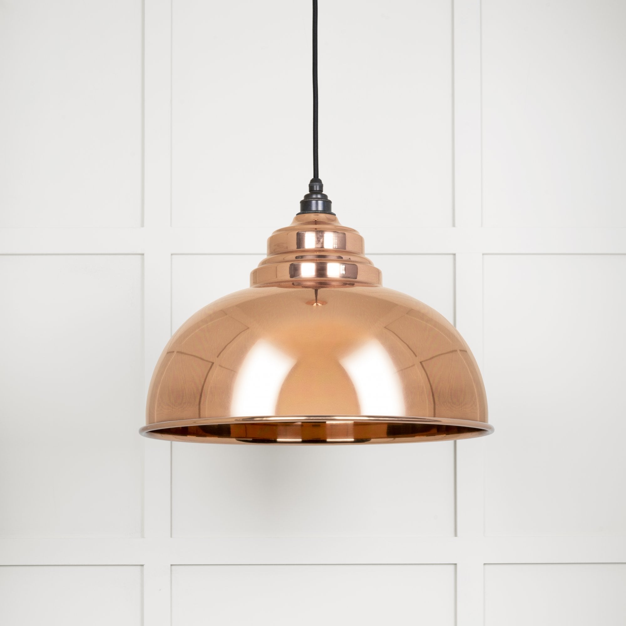 From The Anvil Smooth Copper Harborne Pendant