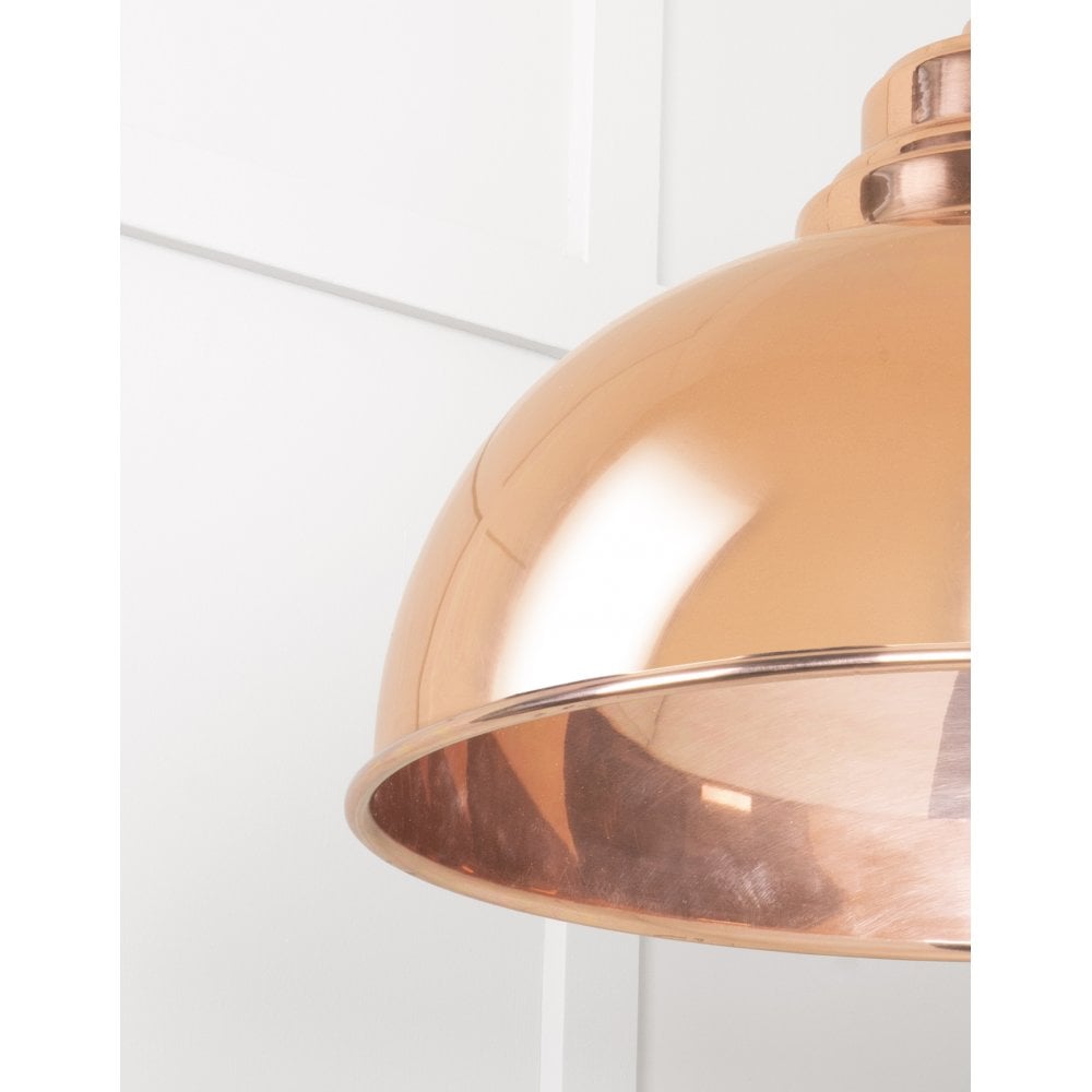 From The Anvil Smooth Copper Harborne Pendant