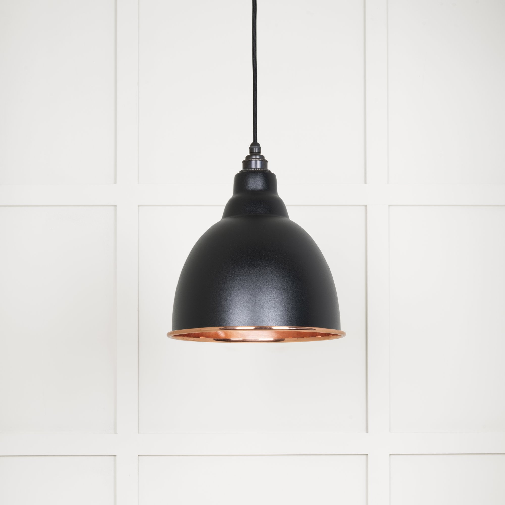 From The Anvil Smooth Copper Brindley Pendant - Elan Black