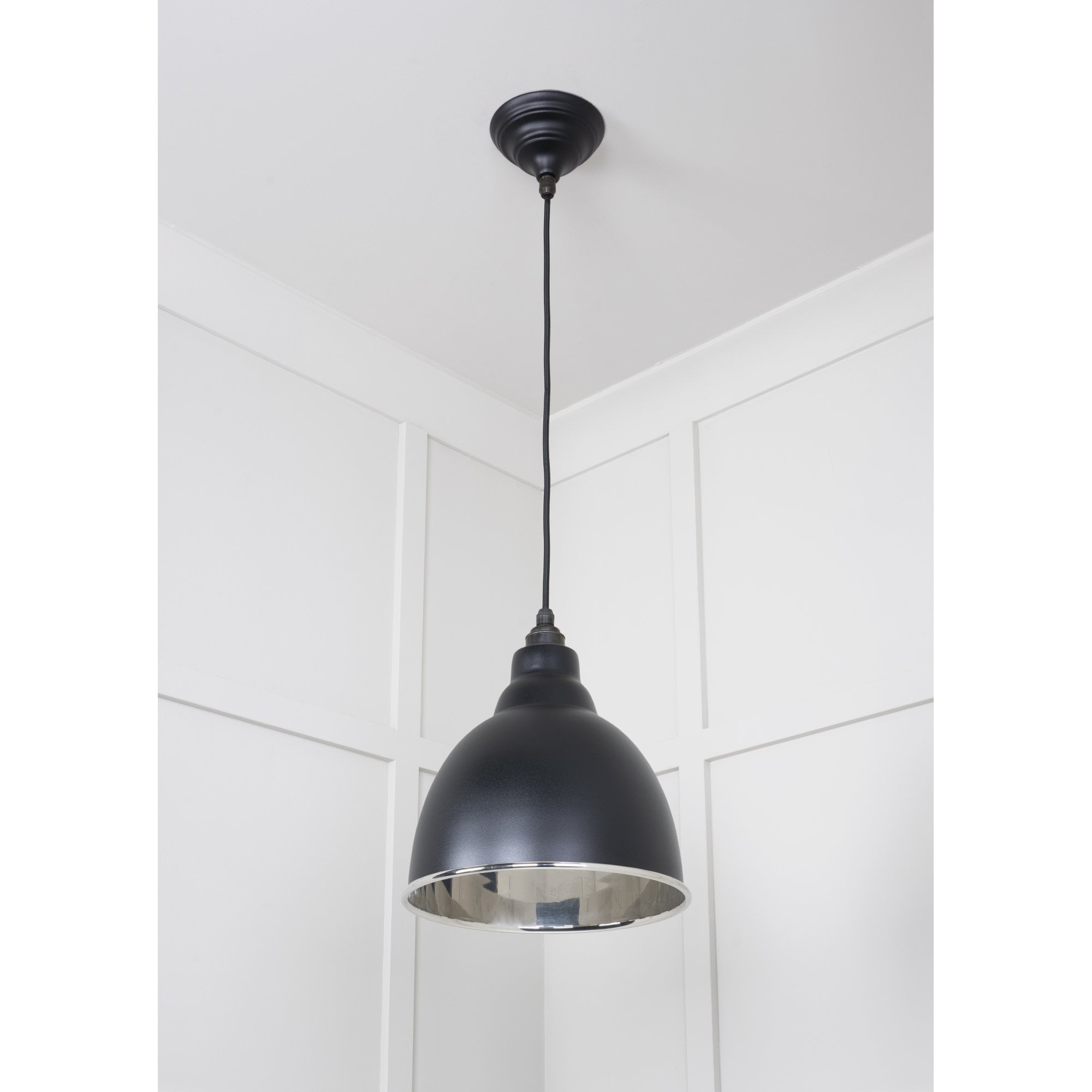 From The Anvil Smooth Nickel Brindley Pendant - Elan Black
