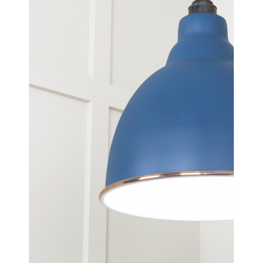 From The Anvil White Gloss Brindley Pendant - Upstream (Blue)