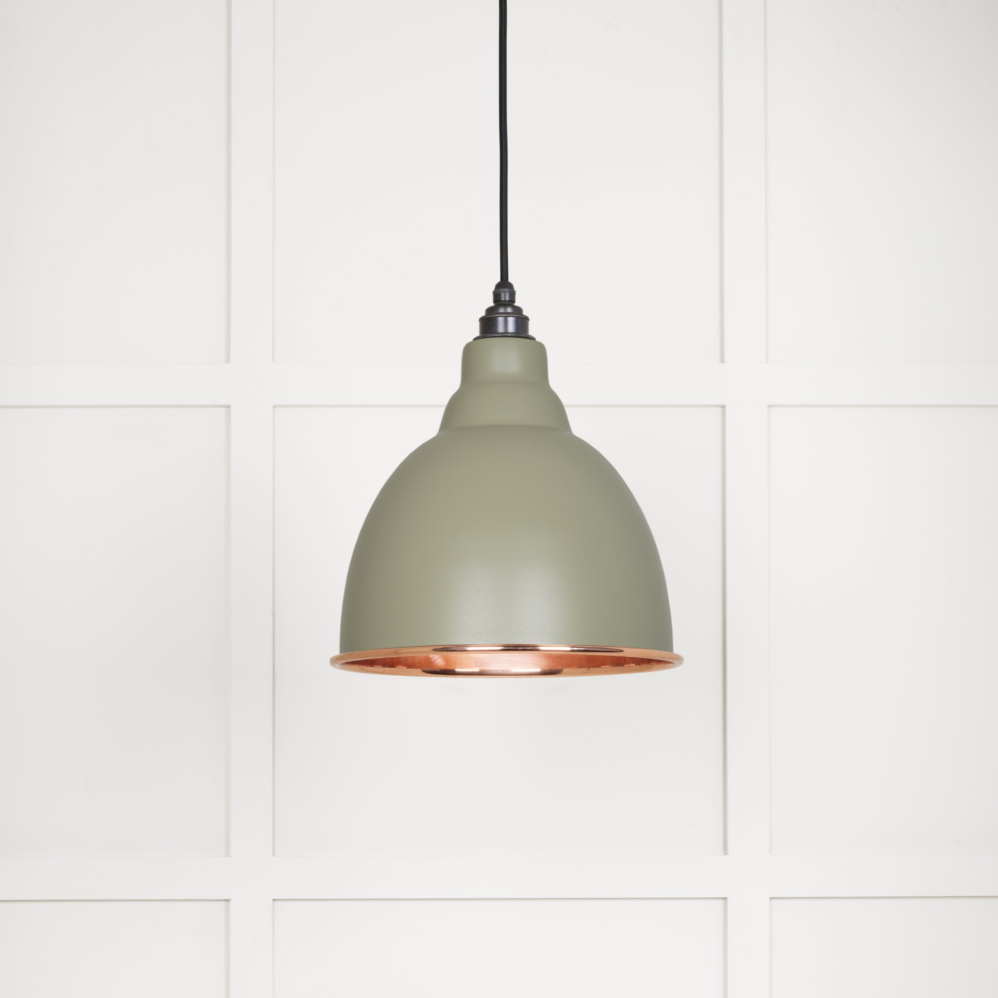 From The Anvil Smooth Copper Brindley Pendant - Tump (Pale Green)