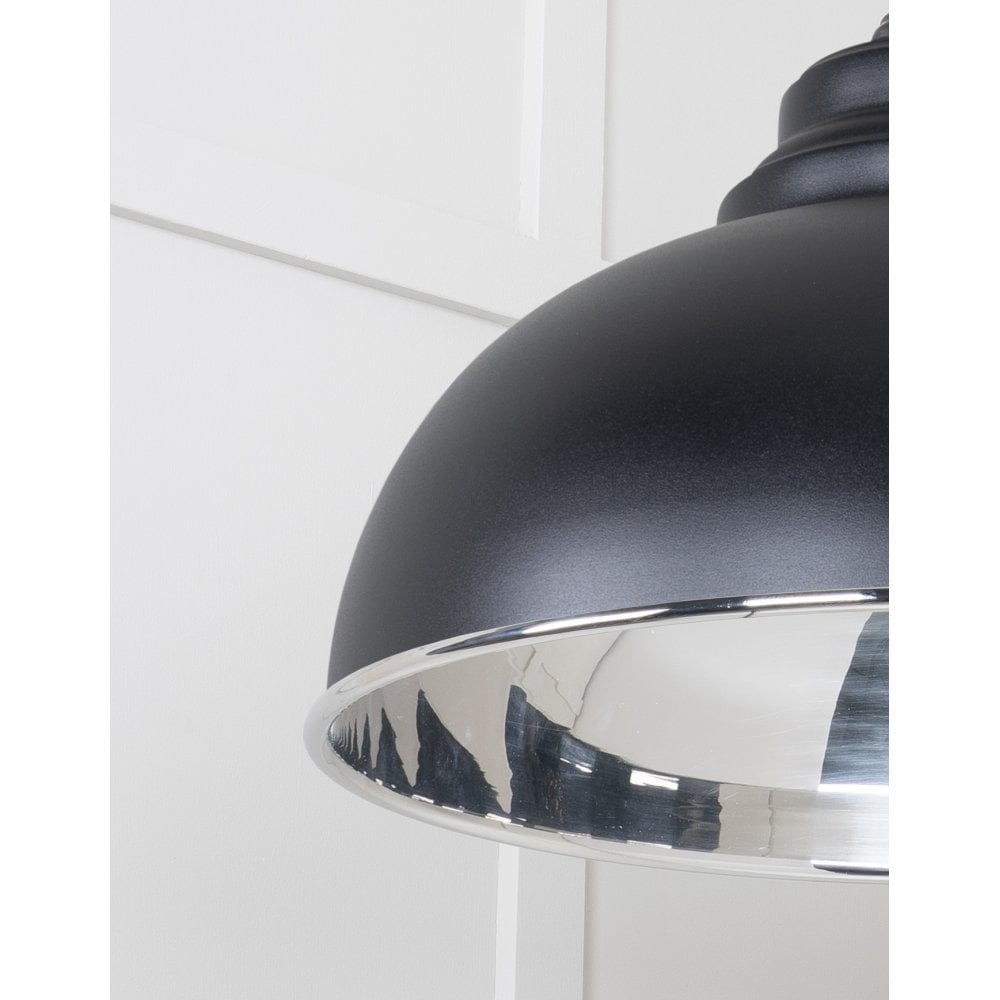 From The Anvil Smooth Nickel Harborne Pendant - Elan Black