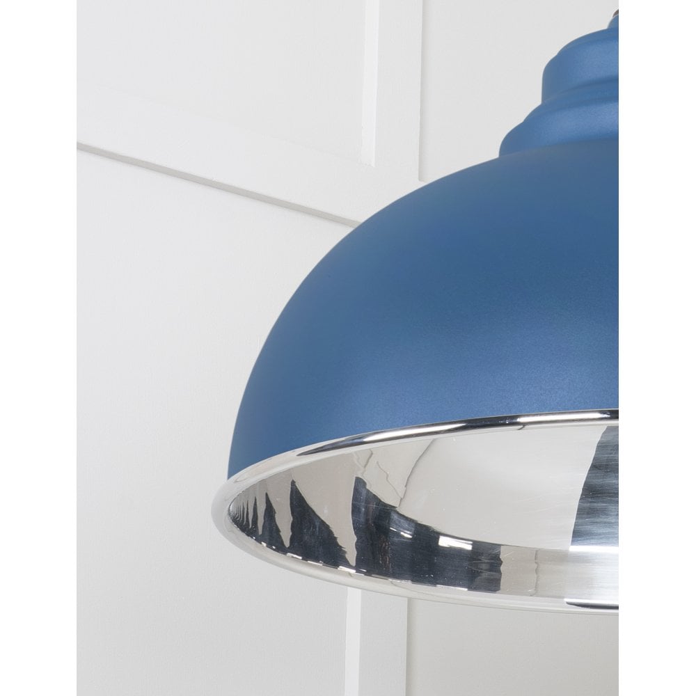 From The Anvil Smooth Nickel Harborne Pendant - Upstream (Blue)