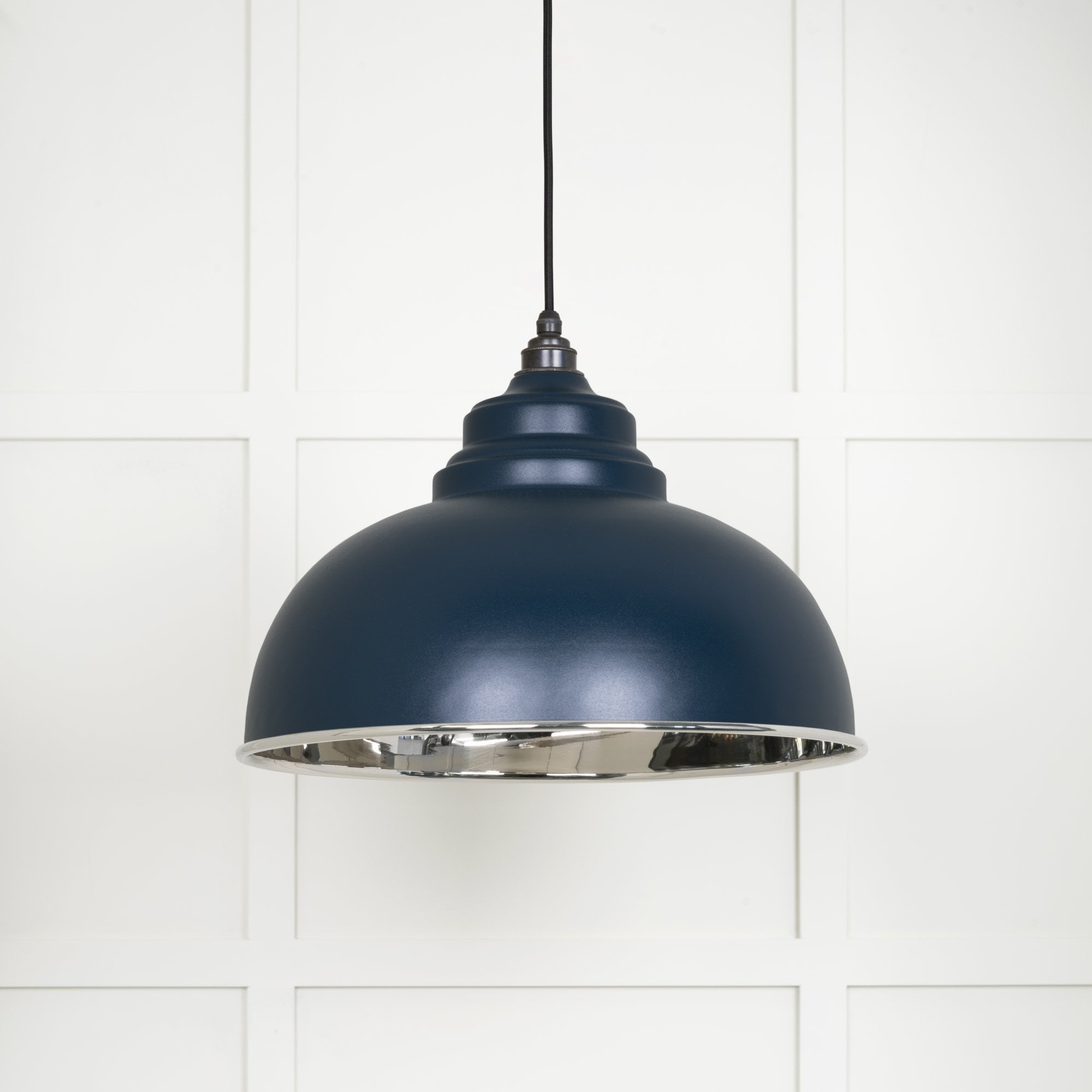 From The Anvil Smooth Nickel Harborne Pendant - Dusk (Dark Blue/Grey)