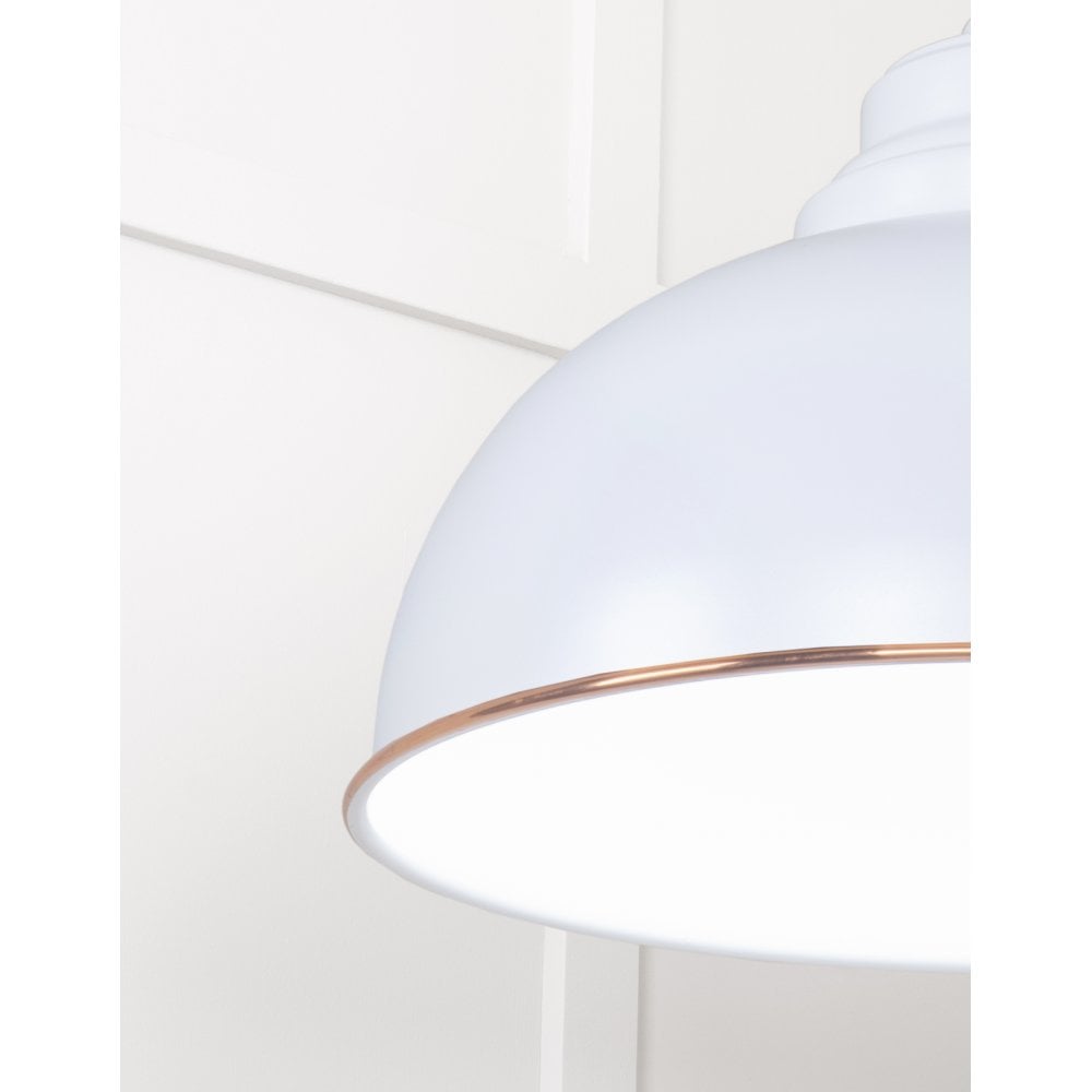 From The Anvil White Gloss Harborne Pendant - Birch (Pale Grey)