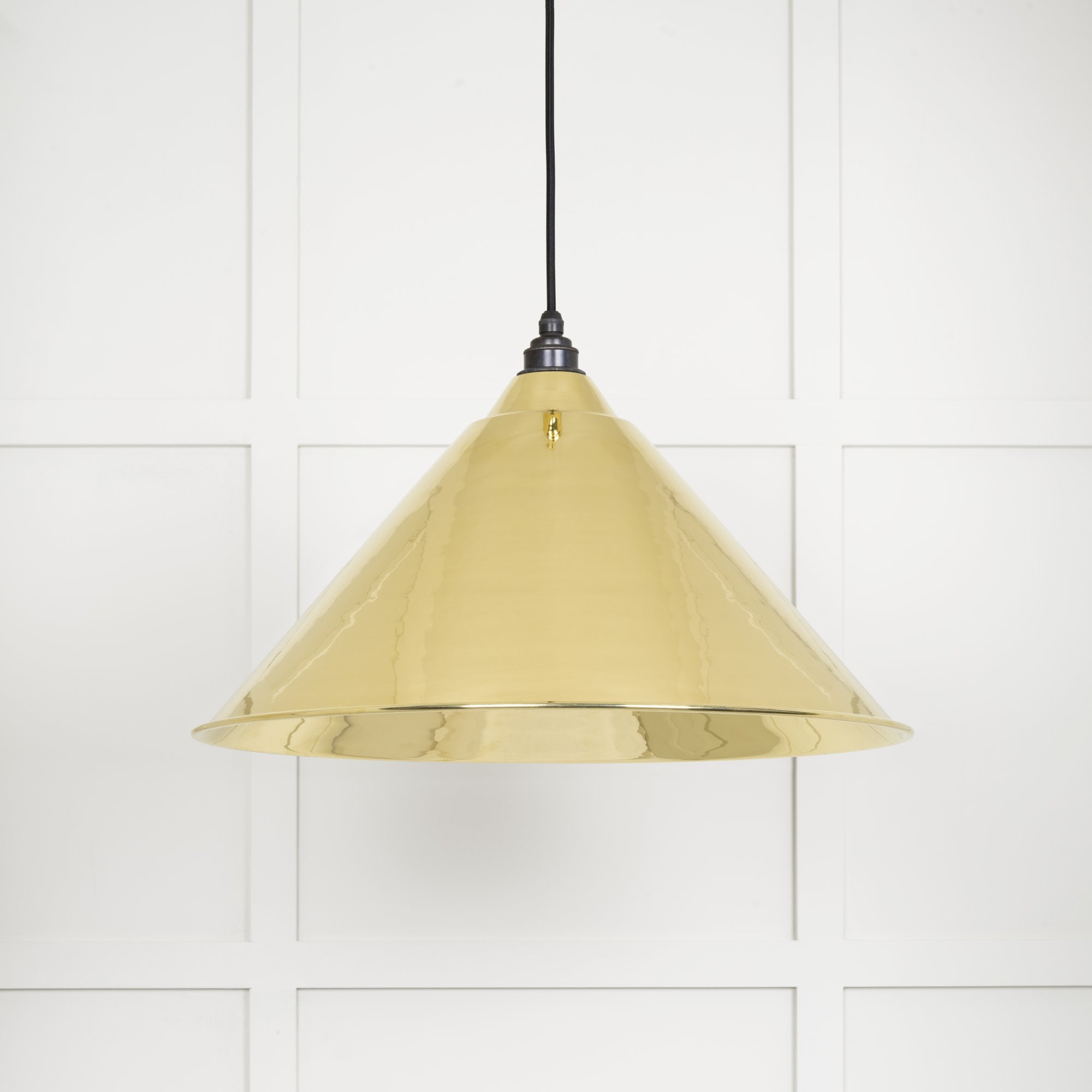 From The Anvil Smooth Brass Hockley Pendant