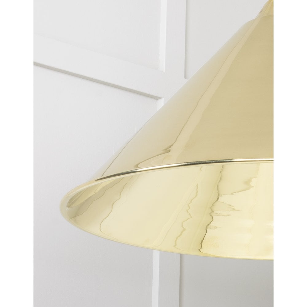 From The Anvil Smooth Brass Hockley Pendant