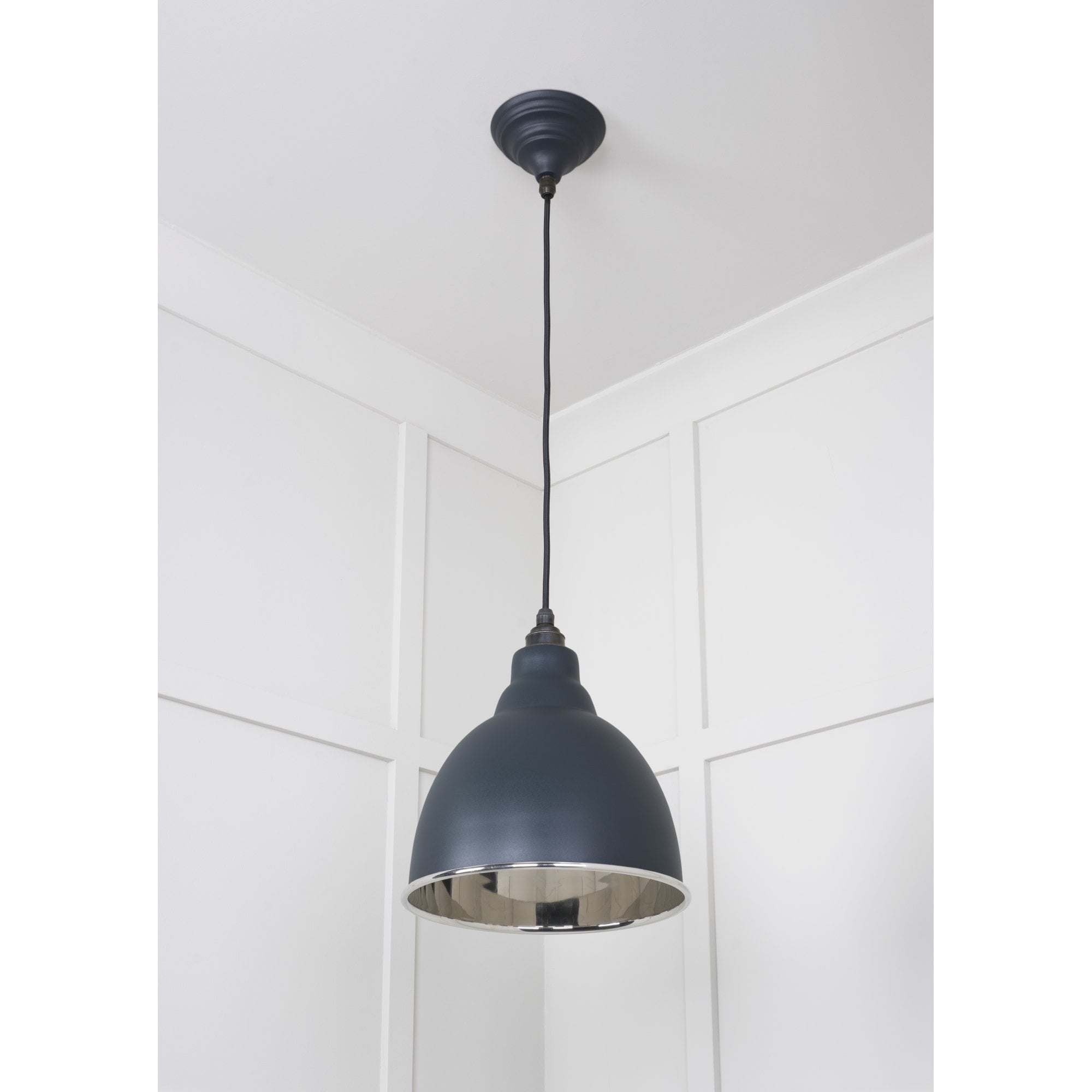 From The Anvil Smooth Nickel Brindley Pendant - Soot (Dark Grey)