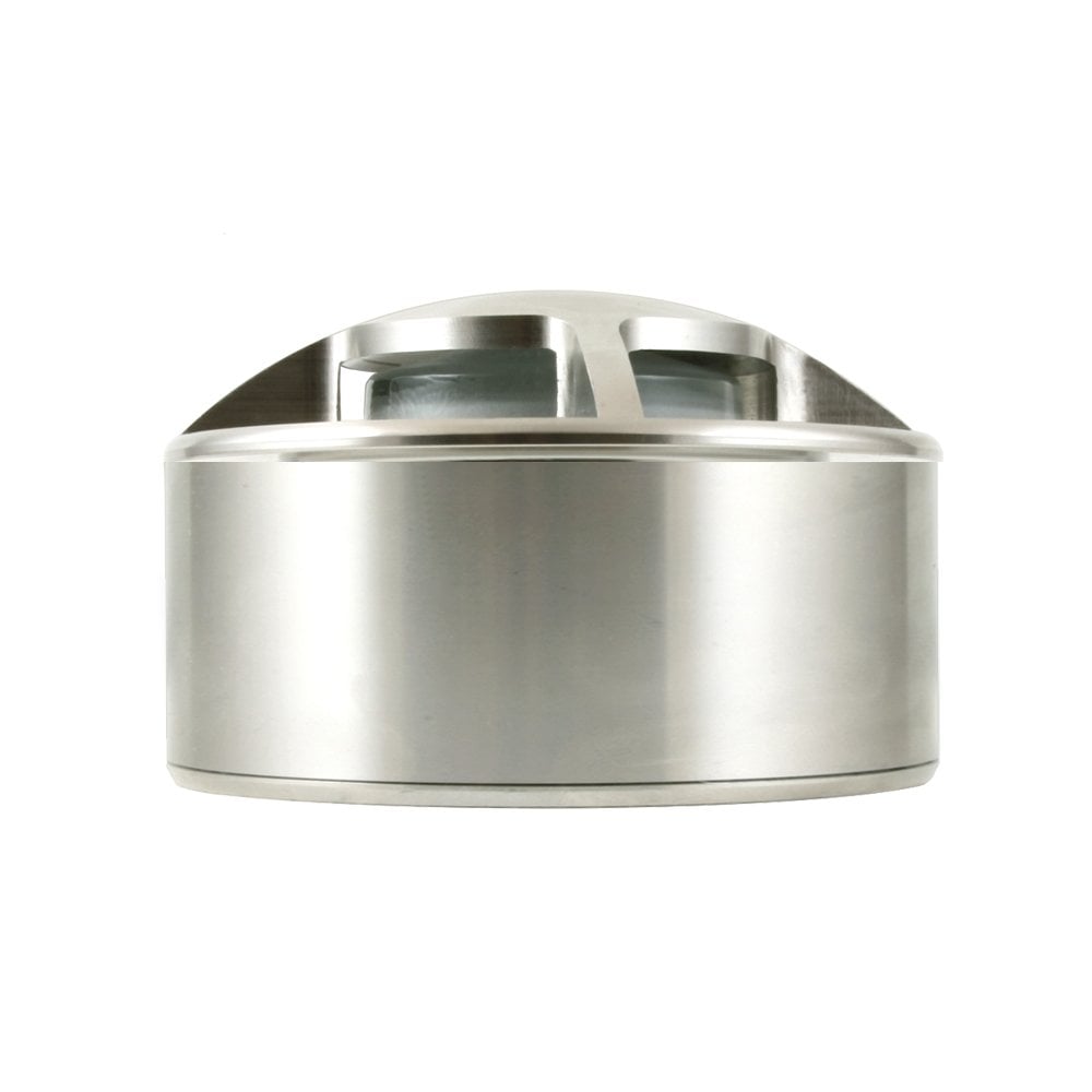 Hunza Pure LED Path Light Surface Mount 2 Facet 180º - Stainless Steel - Low Voltage