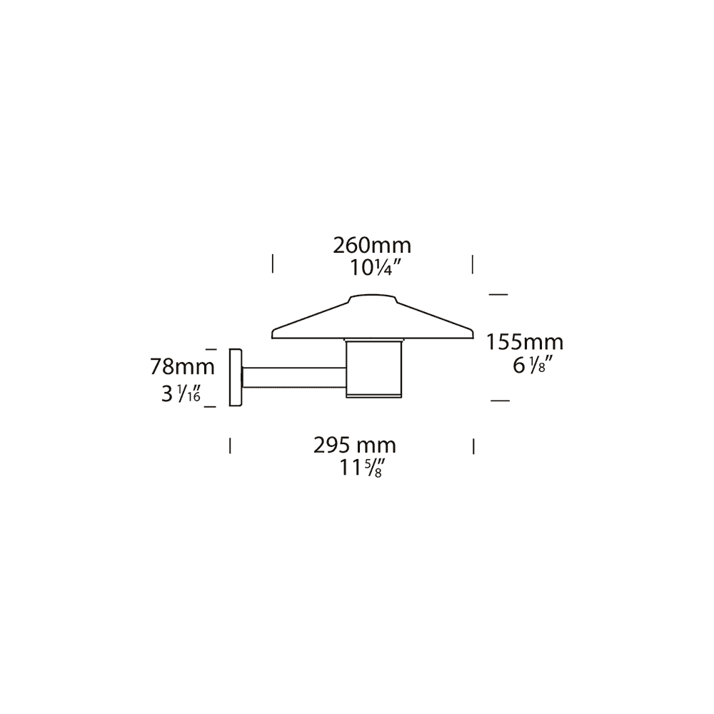 Hunza Pure LED Tier Light Wall Mount - Stainless Steel - Low Voltage