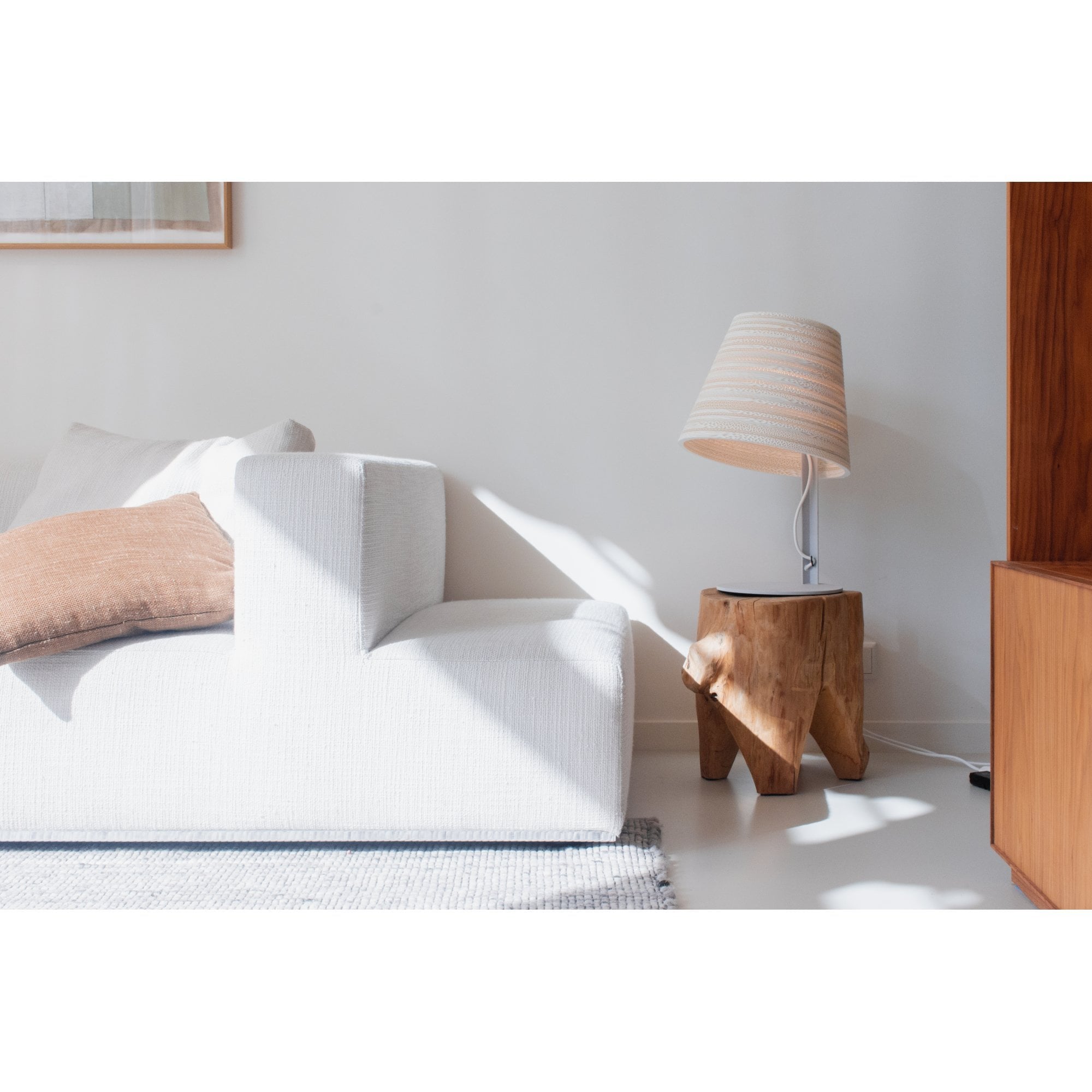 Graypants Scraplights Tilt Table Lamp - White - 34 Diameter