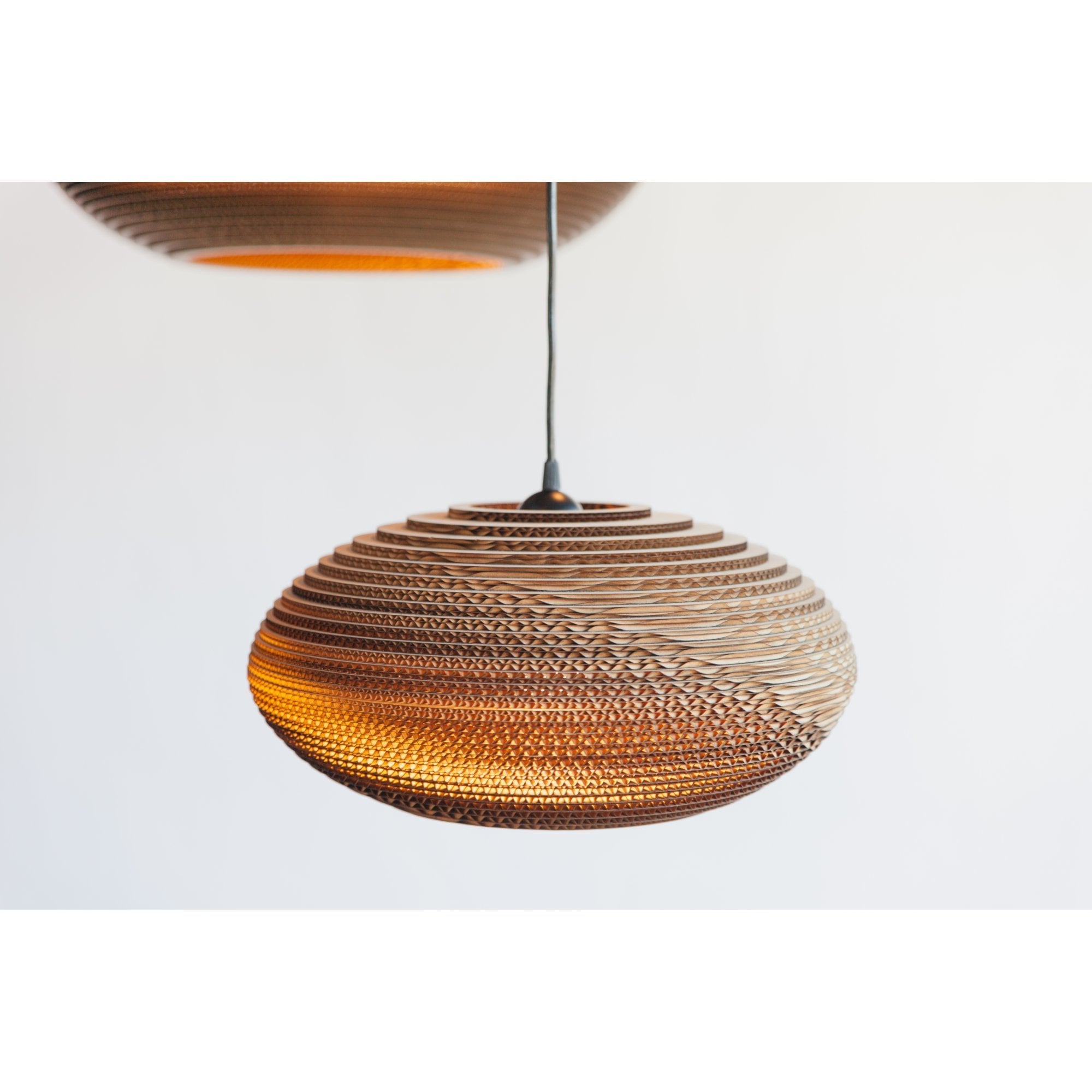 Graypants Scraplights Disc 16 Pendant - Natural - 43cm Diameter