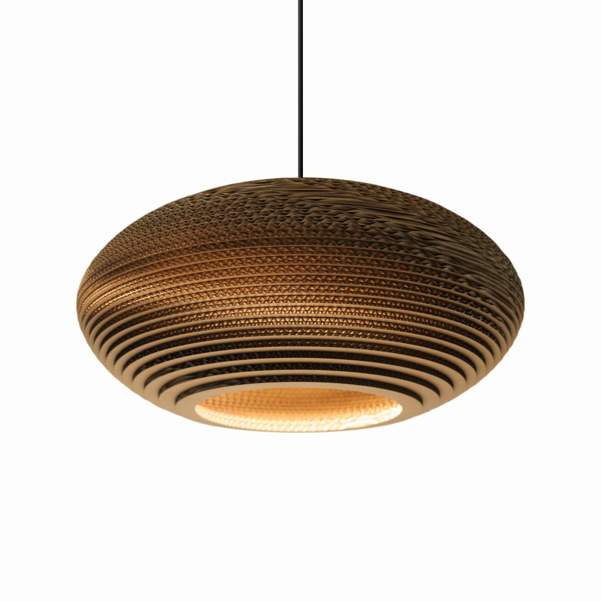 Graypants Scraplights Disc 20 Pendant - Natural - 50cm Diameter