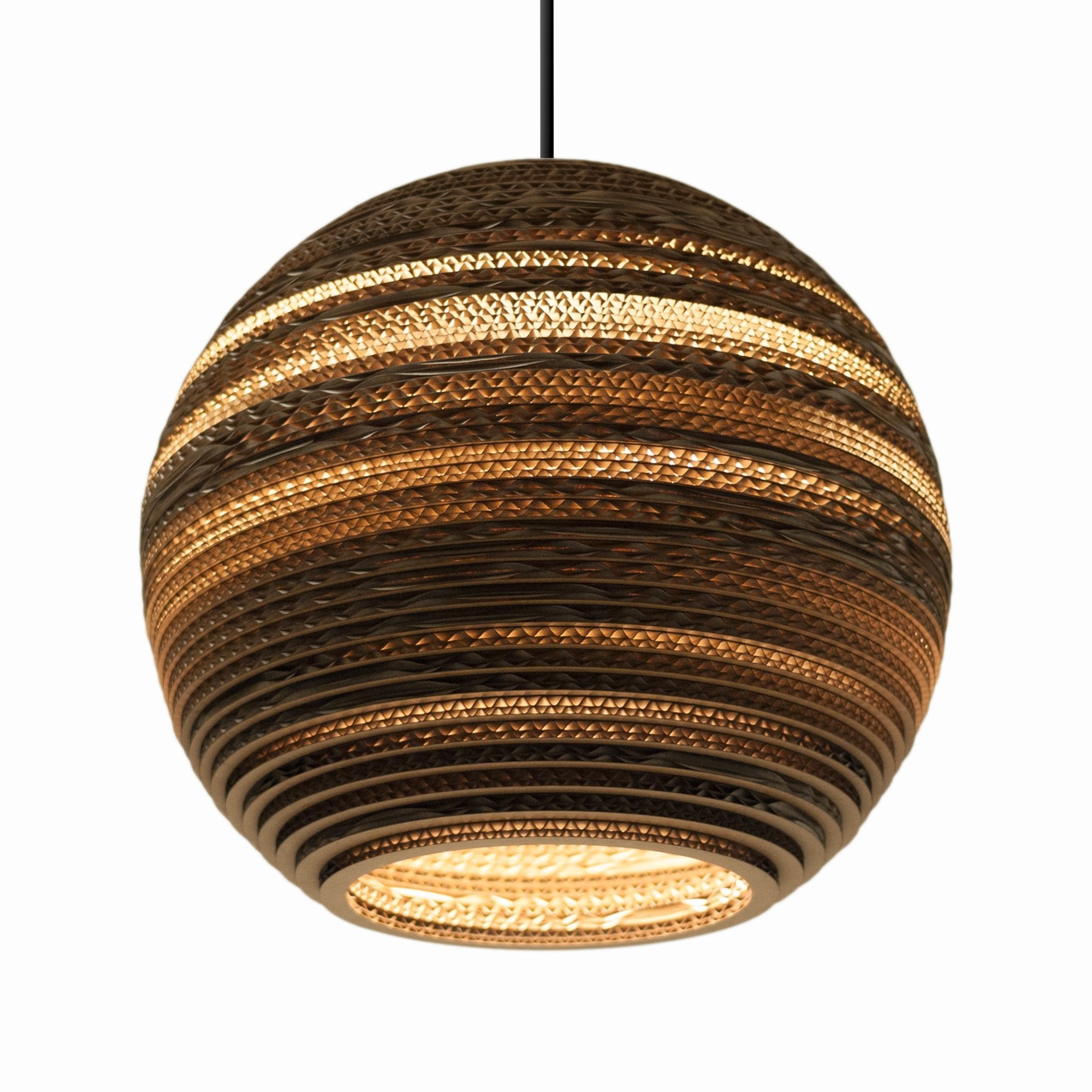 Graypants Scraplights Moon 14 Pendant - Natural - 36cm Diameter