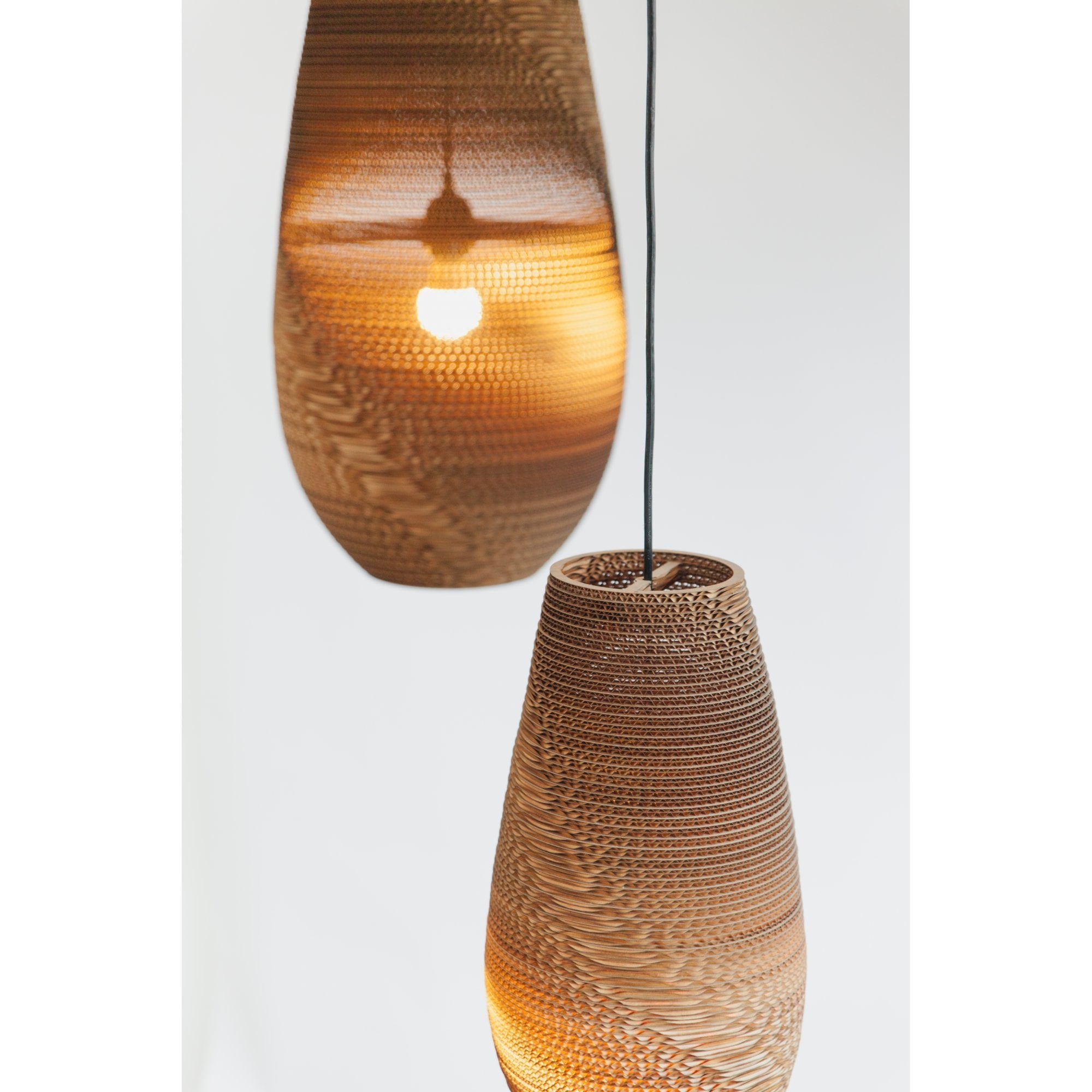 Graypants Scraplights Drop 18 Pendant - Natural - 25cm Diameter
