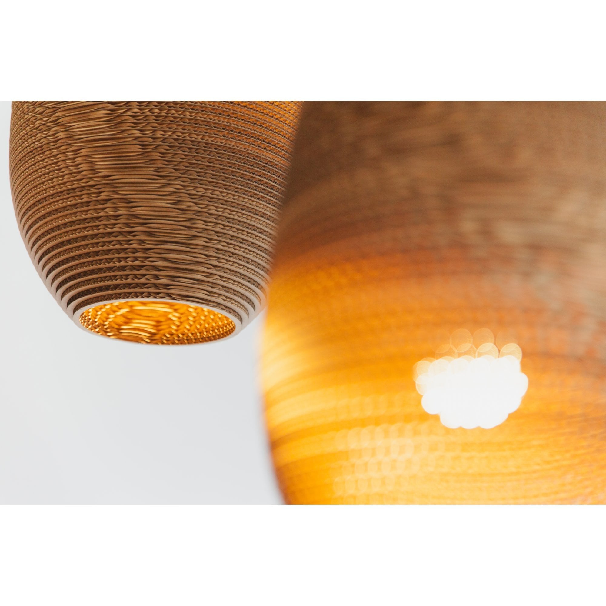 Graypants Scraplights Drop 18 Pendant - Natural - 25cm Diameter
