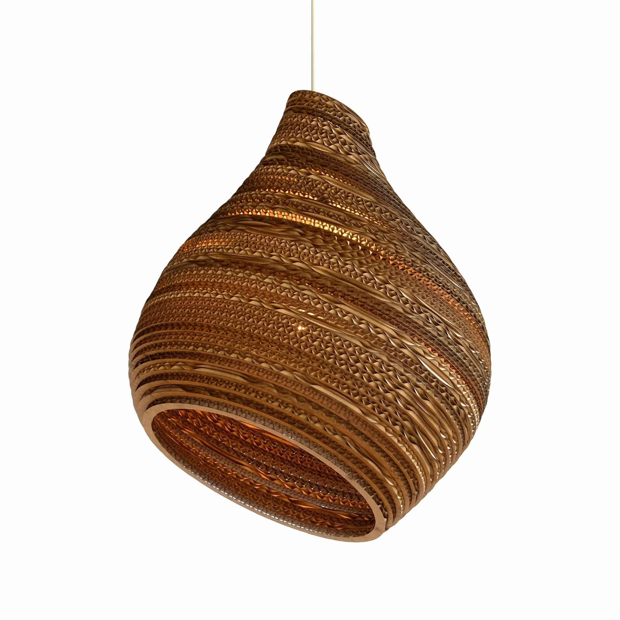 Graypants Scraplights Hive 9 Pendant - Natural - 23cm Diameter