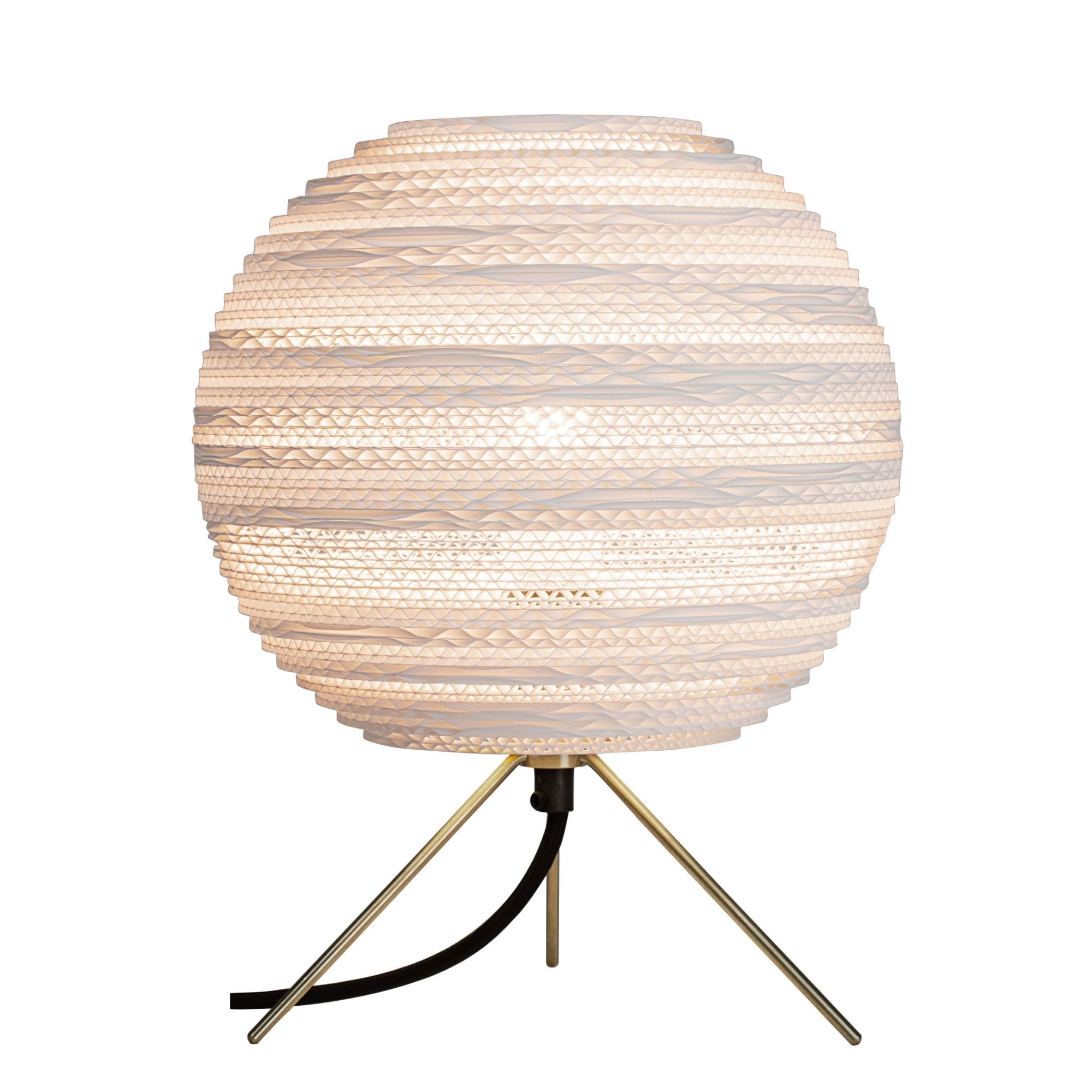 Graypants Scraplights MoonTable Lamp - White - 25cm Diameter
