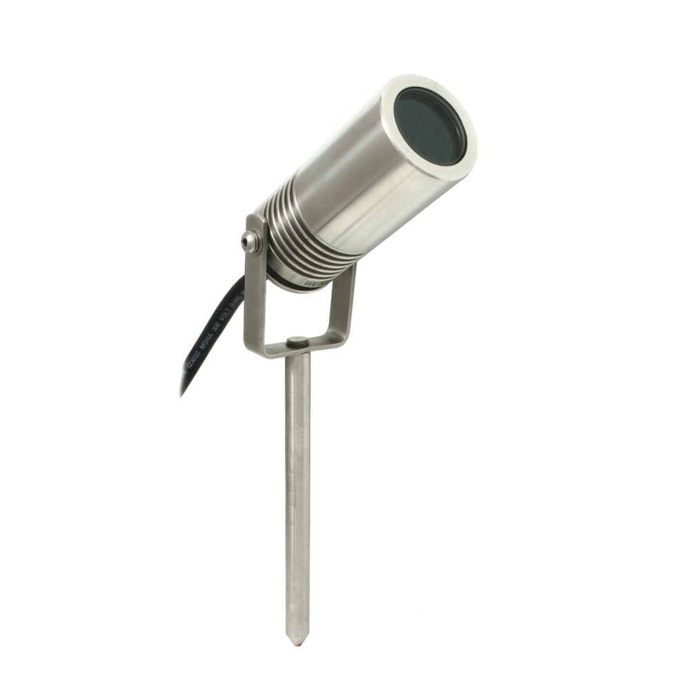 Hunza Pure LED Euro Spike Spot - Stainless Steel - Low Voltage