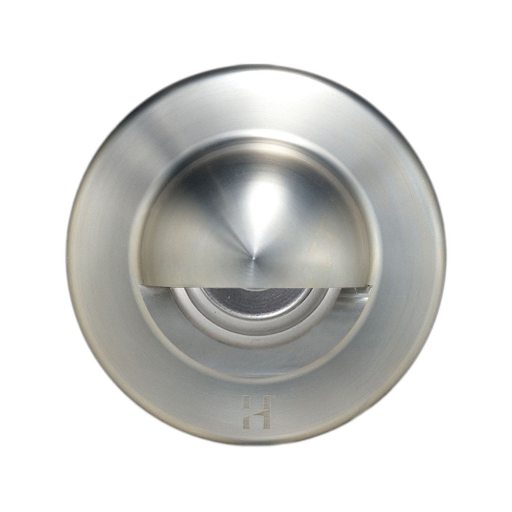 Hunza Pure LED Euro Step Light Solid Eyelid - Stainless Steel - Low Voltage
